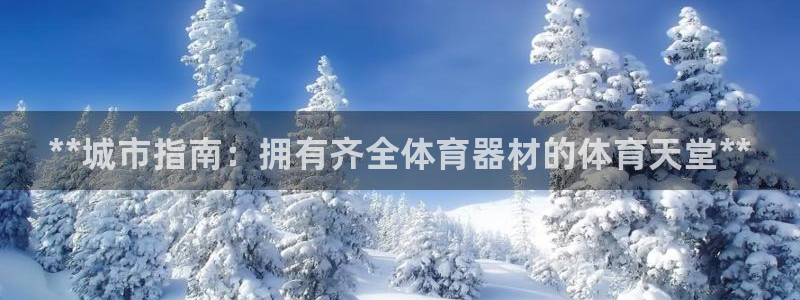 尊龙服饰品牌介绍：**城市指南：拥有齐全体育器材的体育天堂*