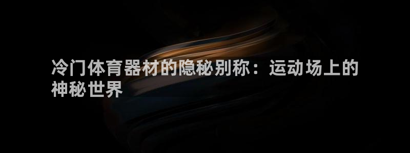 尊龙客服：冷门体育器材的隐秘别称：运动场上的
神秘世界